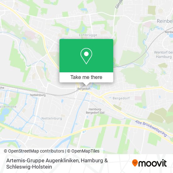 Artemis-Gruppe Augenkliniken map