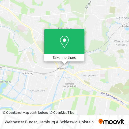 Карта Weltbester Burger