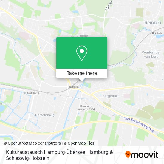 Kulturaustausch Hamburg-Übersee map
