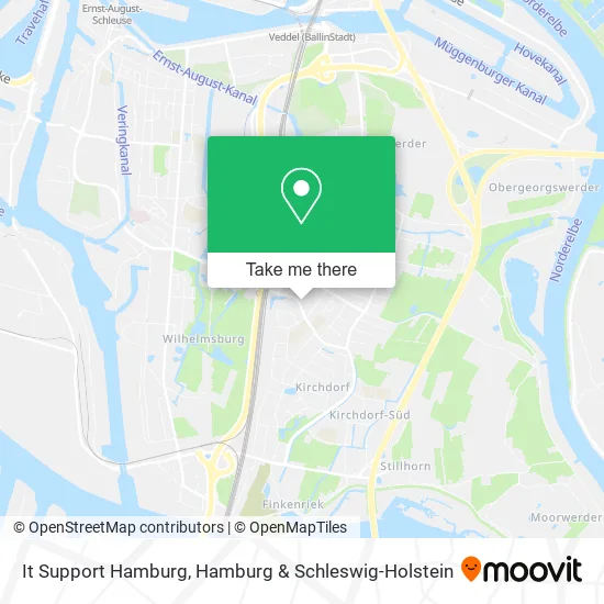 Карта It Support Hamburg