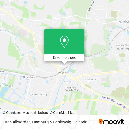 Карта Von Allwörden