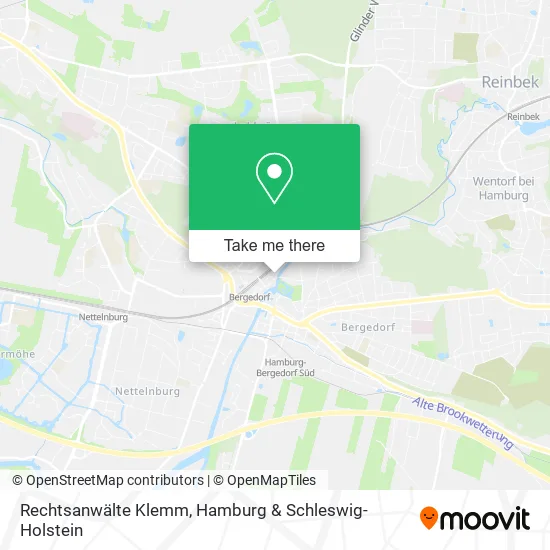 Карта Rechtsanwälte Klemm