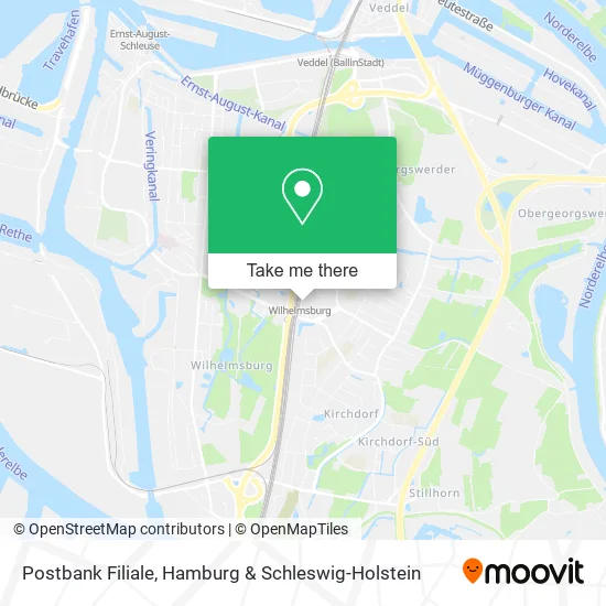 Карта Postbank Filiale