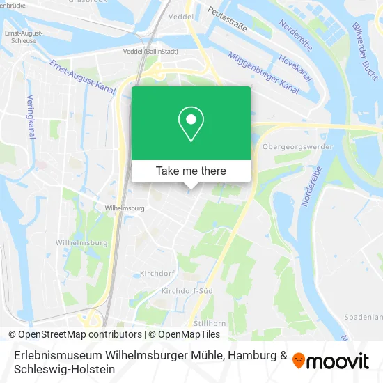 Карта Erlebnismuseum Wilhelmsburger Mühle