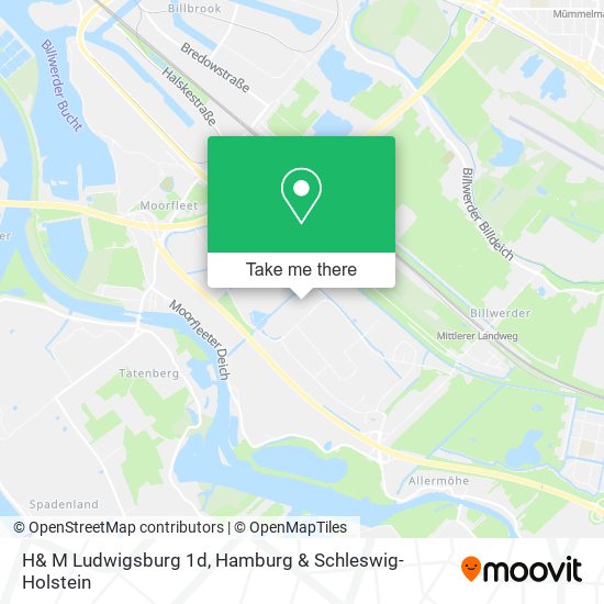 Карта H& M Ludwigsburg 1d