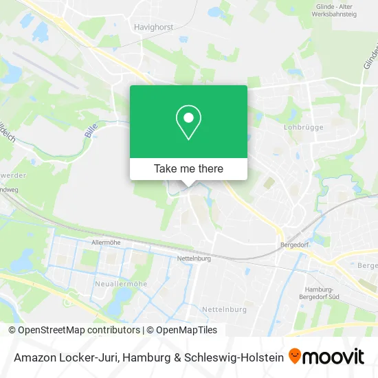 Карта Amazon Locker-Juri