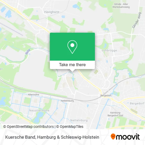 Карта Kuersche Band