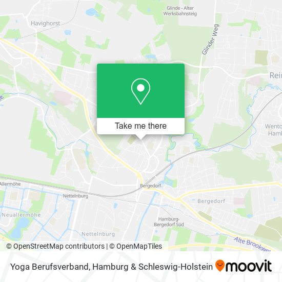 Yoga Berufsverband map