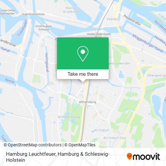 Hamburg Leuchtfeuer map