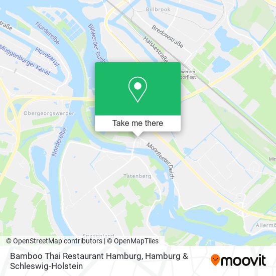 Bamboo Thai Restaurant Hamburg map