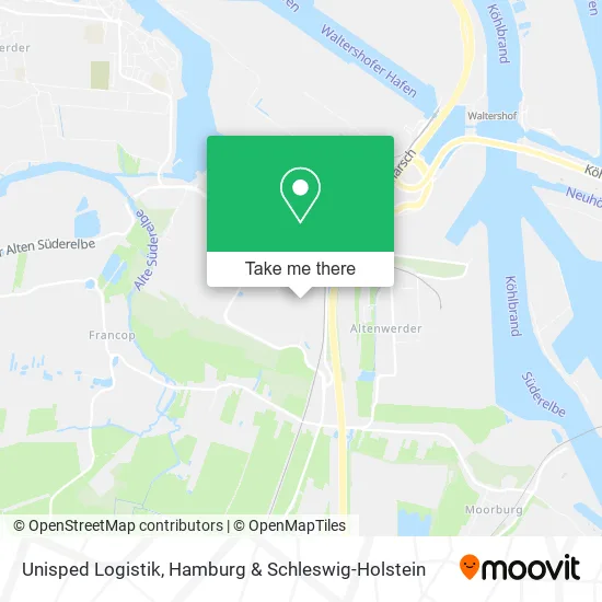 Карта Unisped Logistik