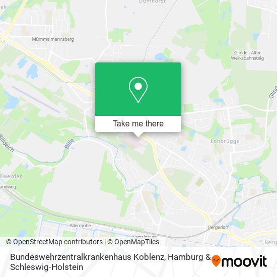Bundeswehrzentralkrankenhaus Koblenz map