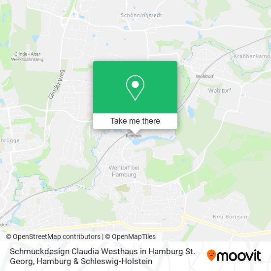 Карта Schmuckdesign Claudia Westhaus in Hamburg St. Georg