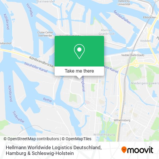 Hellmann Worldwide Logistics Deutschland map