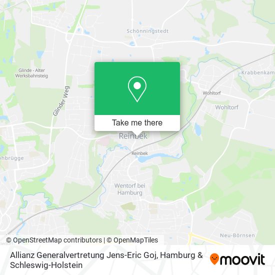 Allianz Generalvertretung Jens-Eric Goj map