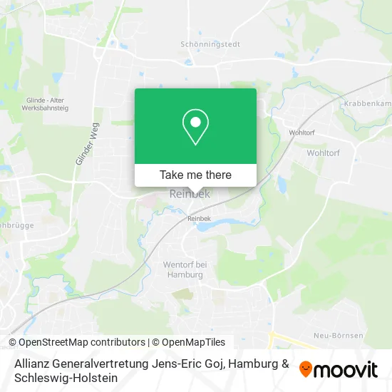 Карта Allianz Generalvertretung Jens-Eric Goj