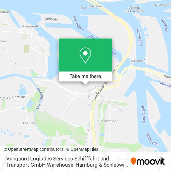 Vanguard Logistics Services Schifffahrt und Transport GmbH Warehouse map