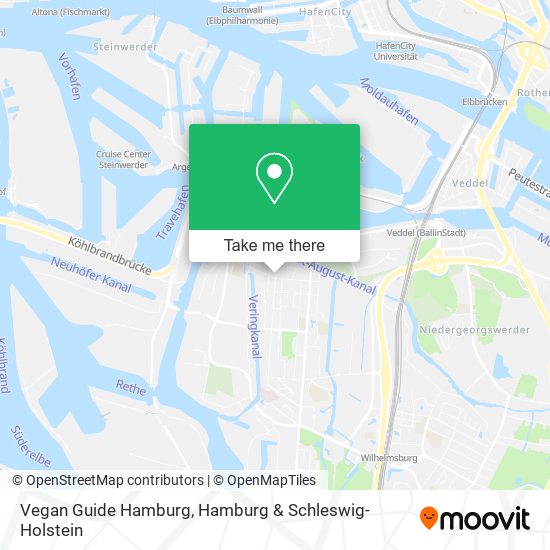 Карта Vegan Guide Hamburg