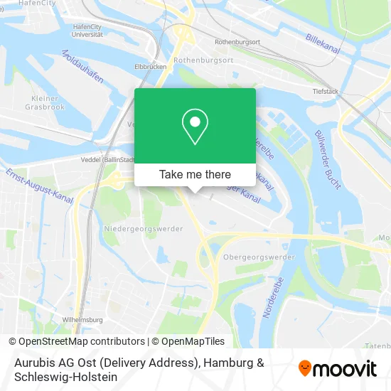 Карта Aurubis AG Ost (Delivery Address)