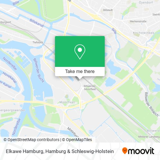 Elkawe Hamburg map