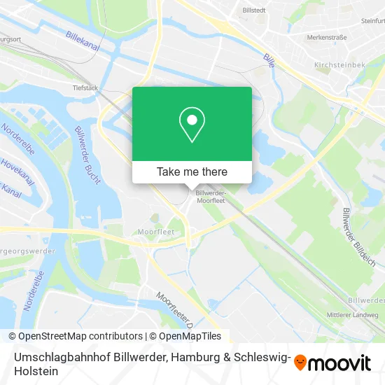 Карта Umschlagbahnhof Billwerder