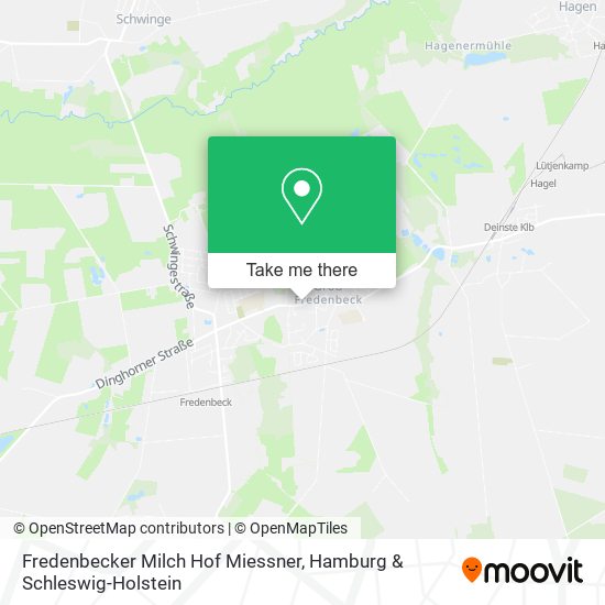 Fredenbecker Milch Hof Miessner map