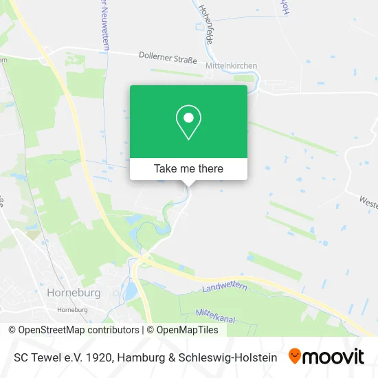 Карта SC Tewel e.V. 1920