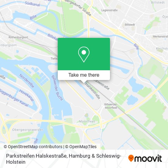 Parkstreifen Halskestraße map