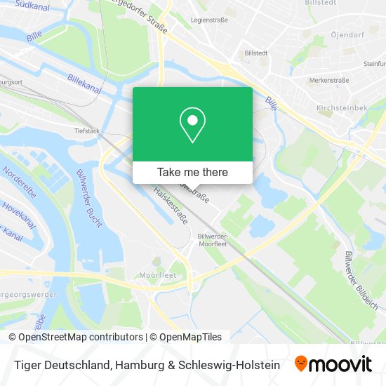 Tiger Deutschland map