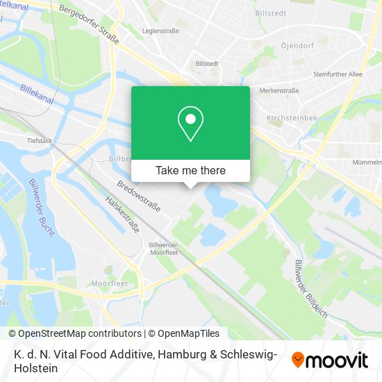 K. d. N. Vital Food Additive map