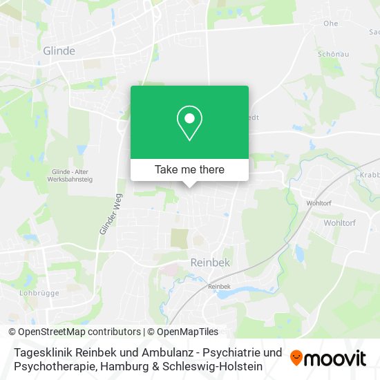 Tagesklinik Reinbek und Ambulanz - Psychiatrie und Psychotherapie map