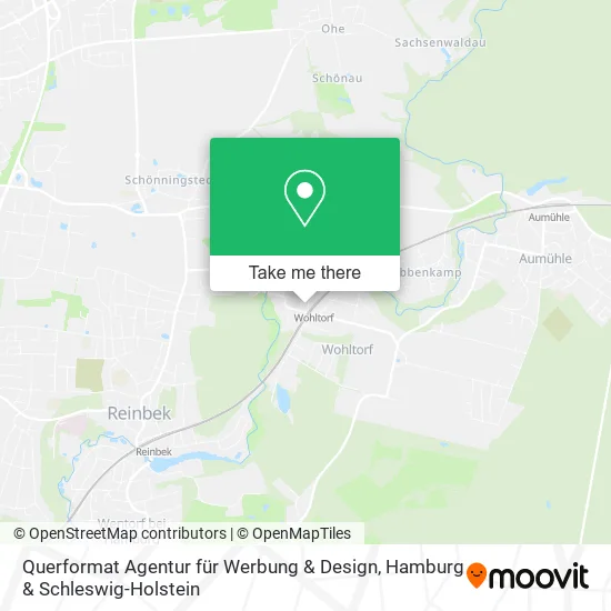 Карта Querformat Agentur für Werbung & Design