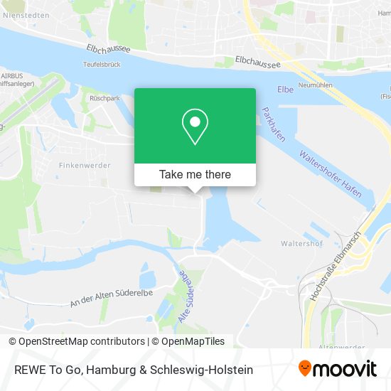 REWE To Go map