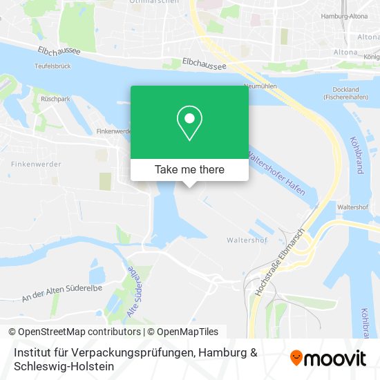 Institut für Verpackungsprüfungen map