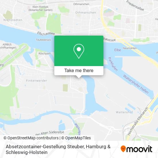 Карта Absetzcontainer-Gestellung Steuber