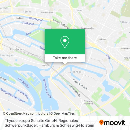 Thyssenkrupp Schulte GmbH, Regionales Schwerpunktlager map