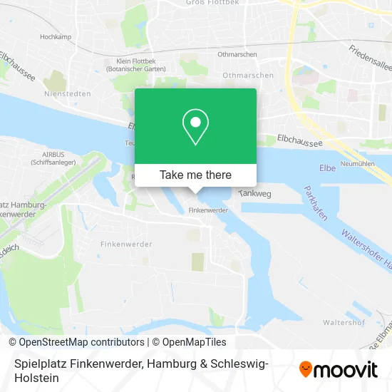 Карта Spielplatz Finkenwerder