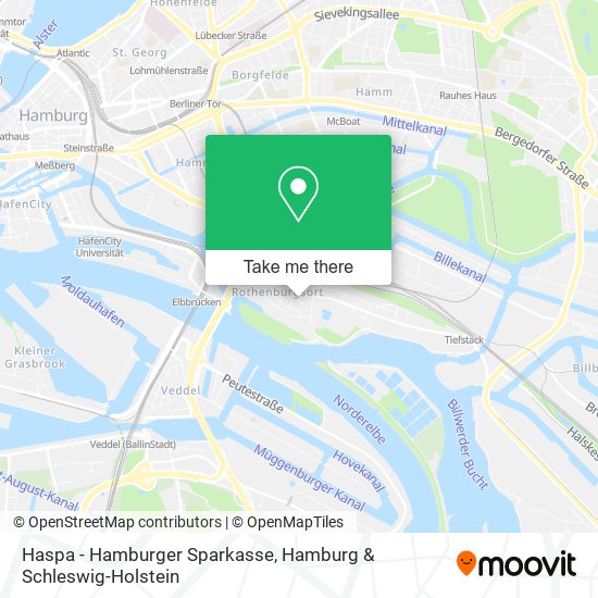 Haspa - Hamburger Sparkasse map