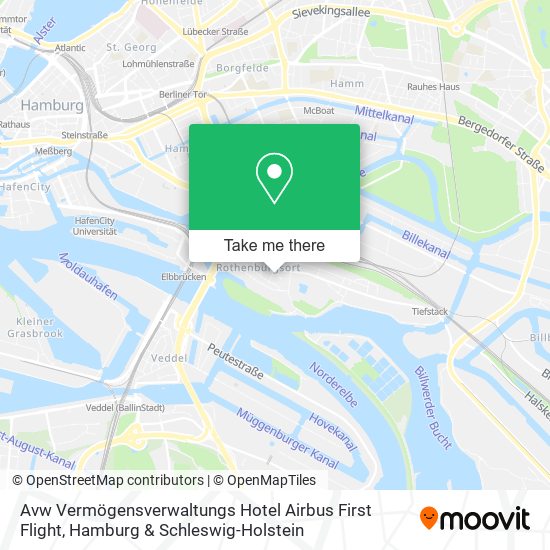 Avw Vermögensverwaltungs Hotel Airbus First Flight map