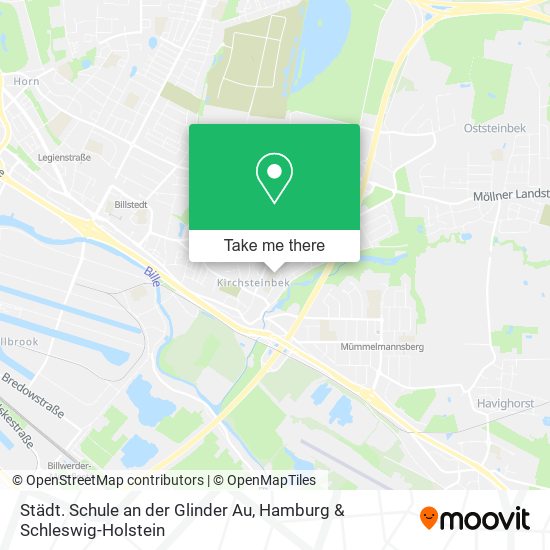 Städt. Schule an der Glinder Au map