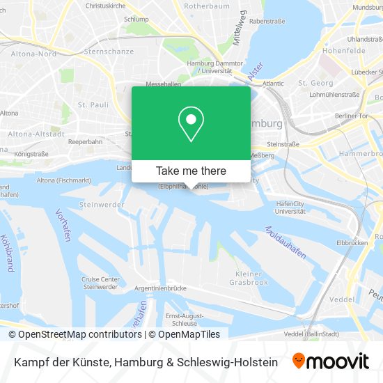 Kampf der Künste map