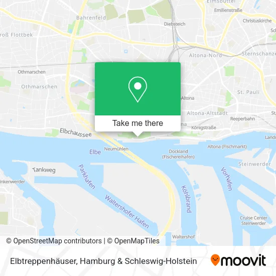 Карта Elbtreppenhäuser