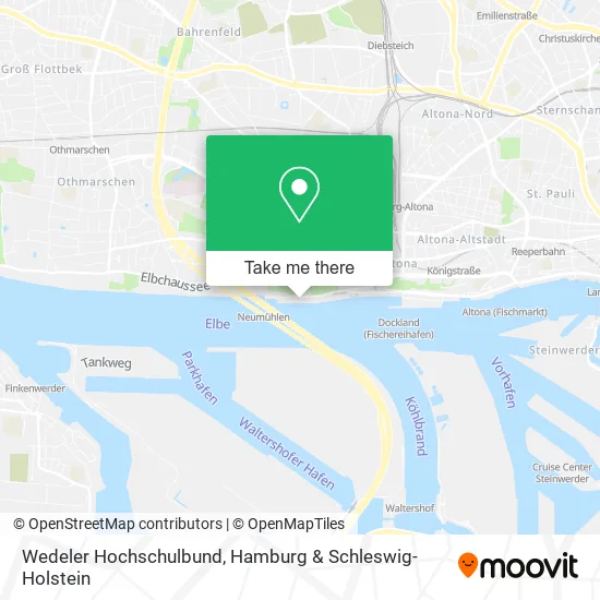 Wedeler Hochschulbund map