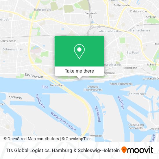 Карта Tts Global Logistics