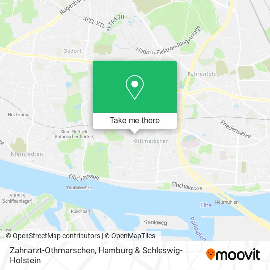 Карта Zahnarzt-Othmarschen