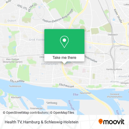 Health TV map