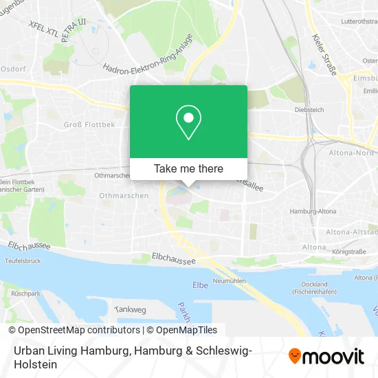Urban Living Hamburg map