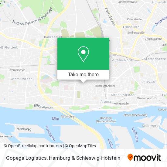 Gopega Logistics map