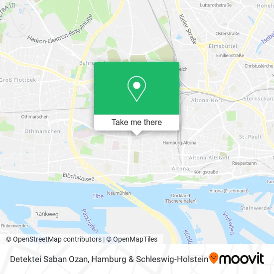 Detektei Saban Ozan map