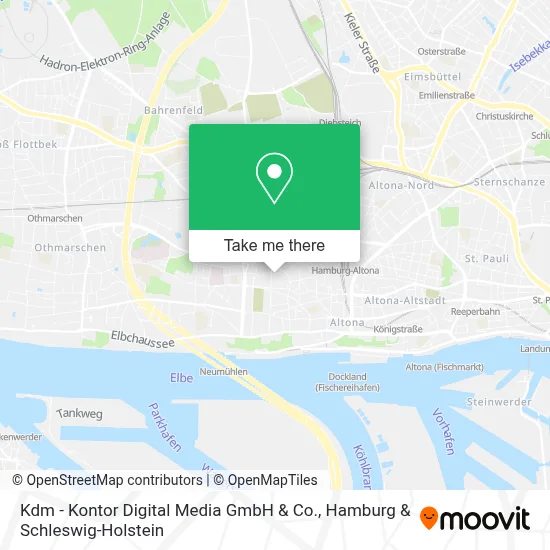 Kdm - Kontor Digital Media GmbH & Co. map